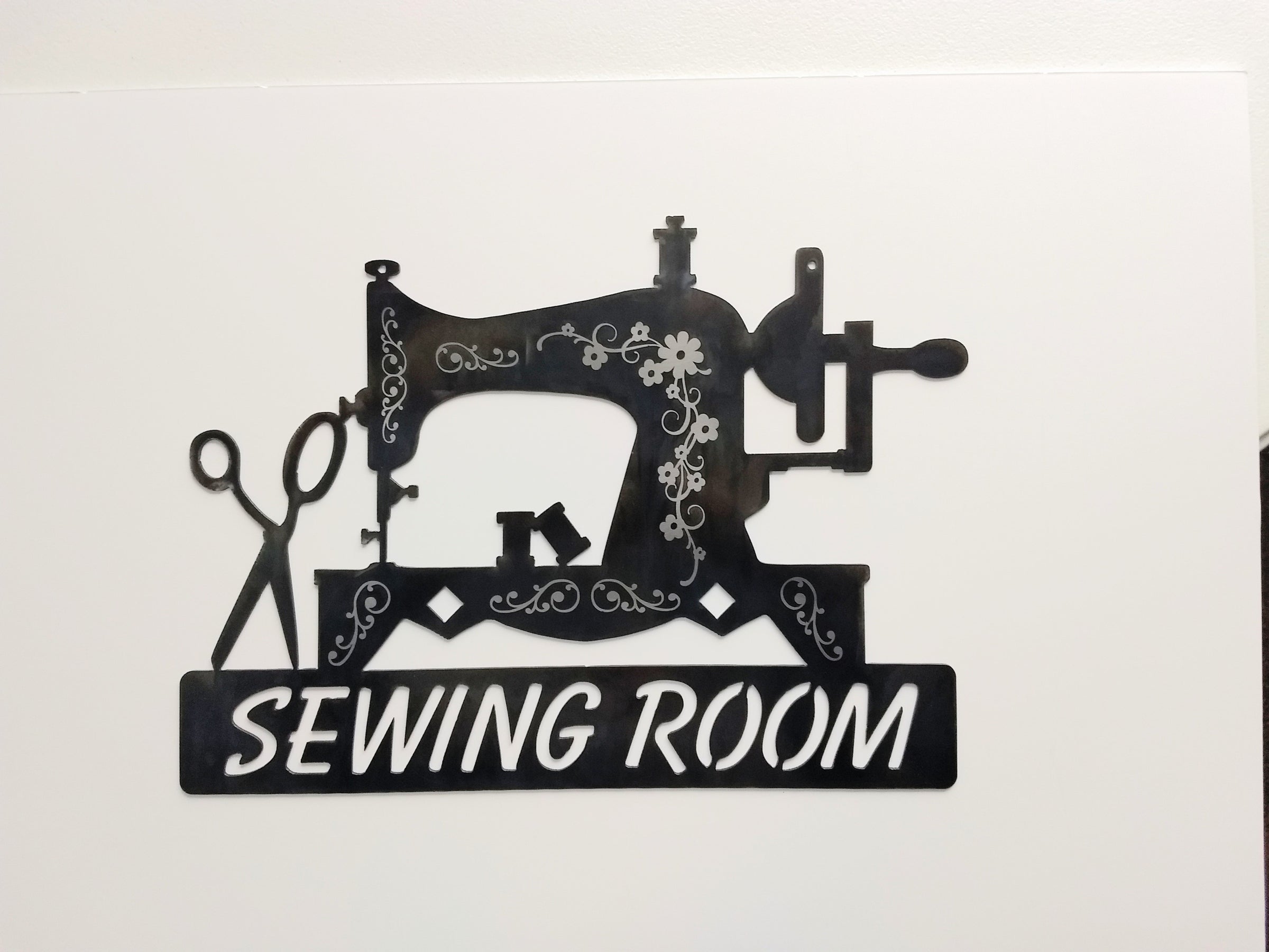 Metal Sign Sewing Room Decor Sewing Room Retro Wall Decor - Temu